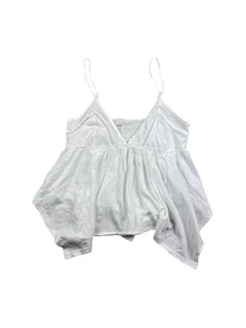 NWT! Aerie Summer Style Cami Baby Doll Tank Top White Size M - Picture 1 of 4