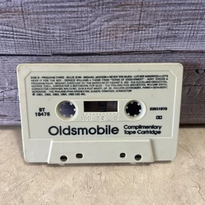 OLDSMOBILE Complimentary Tape Cartridge CASSETTE TAPE 1985 Compilation AUTO - Foto 1 di 3