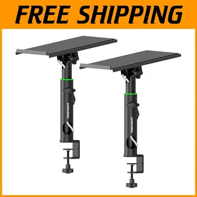 Refined Speaker Stands with Adjustable Tilt and Cable Management for Studio Use - Image 1 of 4