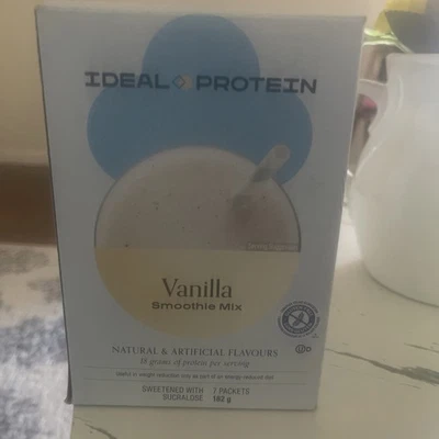 Ideal Protein Vanilla Smoothie Mix - 7 Packets - EXP 3/31/27 - FREE SHIPPING - Image 1 of 4