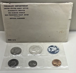 1965 Special Mint Set 5 Coin Set - Picture 1 of 3