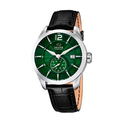 Reloj de cuarzo suizo Jaguar para hombre - Modelo J663/3, caja de acero inoxidable, esfera verde Foto 1 de 4