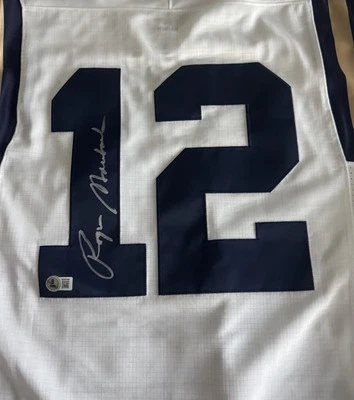 CAMISETA DE GUARDIAMARINA MARINA FIRMADA POR ROGER STAUBACH BECKETT BAS Foto 1 de 4
