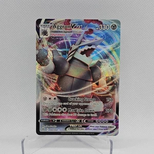 Pokemon Sword & Shield Brilliant Stars Aggron VMAX Full Art #97/172 9562 - Picture 1 of 3