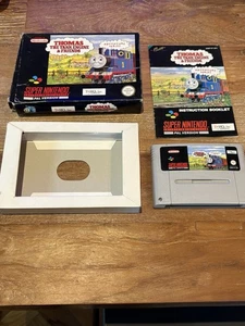Thomas The Tank Engine and Friends Super Nintendo SNES en caja PAL CIB EMBALAJE ORIGINAL - Imagen 1 de 17