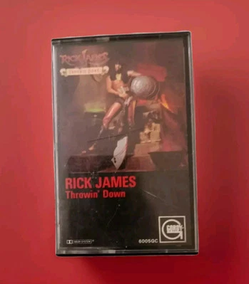 Rick James Throwin' Down  (Cassette, 1982, Motown Records) Foto 1 de 4