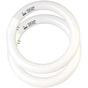 FCL30/30K Circular Fluorescent Light Bulbs T9 9inch 30 Watts Round FCL30EX L 27K - Picture 1 of 7