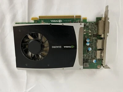 HP 612952-002 ✅NVIDIA Quadro 2000 1GB GDDR5 PCIe x16 Graphics Card ✅2x DP✅ DVI - Image 1 of 3