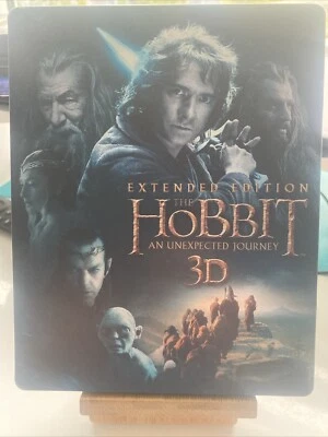The Hobbit  unexpected journey Extended Edition 3d blu ray steelbook 4 Disc - Image 1 of 4