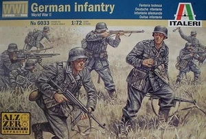 Italeri 6033 1/72 Scale Military Figures Model Kit WWII German Army Infantry - Picture 1 of 1
