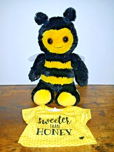 tto Build a bear BABW BAB Bumble bee plush Honey w/t-shirt 16" bug stuffed - Picture 1 of 9