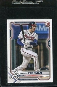 2021 BOWMAN #14 FREDDIE FREEMAN ATLANTA BRAVES 