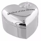 Silverplated Heart Trinket Box  'Mother of The Groom'