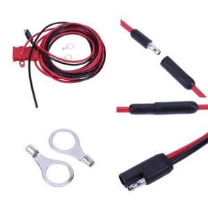 3 Meter DC Power Cable Power Cable with Fuse for Motorola Radio GM300 - Zdjęcie 1 z 7