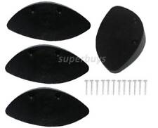 Rubber Heel Shoe Repair Corner Worn Edge Sole Toe Cap Plate Wear Kit 12 Nails