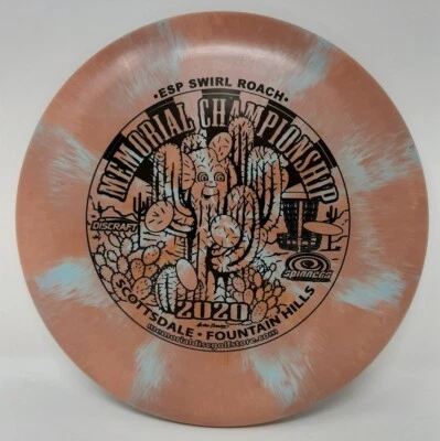 Roach ESP Swirl 2020 Memorial Championship 178g New Discraft PRIME Discs Rare - Image 1 of 3