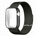 Magnetic Watch Band +Case For Apple Watch Series 9 8 7 6 5 Se 38-45Mm Ultra 49Mm