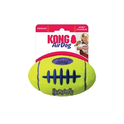 KONG AirDog Football M 12,7cm Hund Ball quietschend + robustes Spielzeug Hunde - Bild 1 von 2