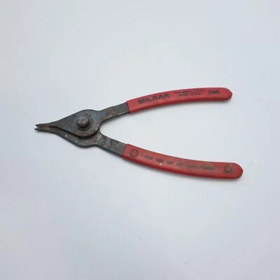 VINTAGE MILBAR 34R EXTERNAL INTERNAL RETAINING SNAP RING PLIERS USA 44022 - Image 1 of 3