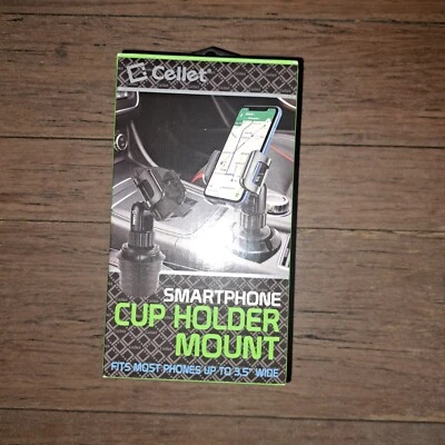 Cellet PH600 Smartphone Cup Holder Mount-Holds a 3.5" cell phone.  Open box. - Image 1 of 3