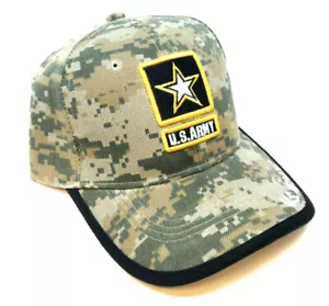 US ARMY STRONG LICENSED SEAL MILITARY LOGO STAR HAT CAP DIGITAL CAMO CAMOUFLAGE - Picture 1 of 4