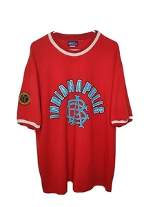 VTG Indianapolis ABC'S Negro League Baseball Jersey Shadow Ball Made In USA Xl - Picture 1 of 11