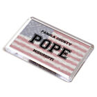 FRIDGE MAGNET - Pope - Panola, Mississippi - USA Flag