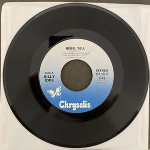 Billy Idol- Rebel Yell / Crank Call- 7" Vinyl Single (Chrysalis) (1983) - Picture 1 of 2