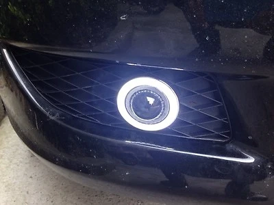 Kits de luces antiniebla DRL proyector ojos de ángel transparentes COB para Mazda 6 2004-2005 Foto 1 de 4