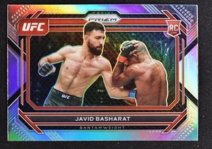 2023 Prizm UFC Base Horizontal Silver #34 Javid Basharat - Bantamweight
