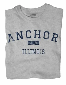 Anchor Illinois IL T-Shirt EST - Picture 1 of 6
