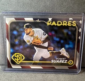 2024 Topps Update ~ Robert Suarez #US298 ~ Independence Day #/76 ~ Padres - Picture 1 of 1