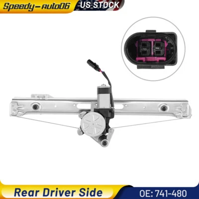 Rear Left Side Window Regulator & Motor For 1999-2005 BMW 325i 328i 323i 330i - Изображение 1 из 4