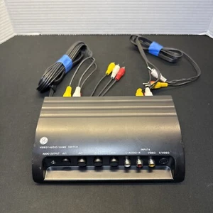 GE Video/Audio/Game Switch System (4 Device Switch) Model:37630 With 2 - Cords - Picture 1 of 8