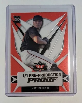 🔥Jordan Walker (1/1) 2021 Leaf Valiant Fearless Phenoms Pink Preprod Proof - Image 1 of 2