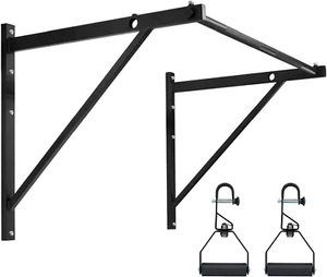 Heavy Duty Wall Mounted Pull up Bar – Multi-Grip Ceiling Strength/Joist Mount/Ch - Picture 1 of 7
