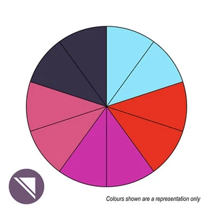 Colour Filter Gel Pak H - 10 Sheets 5 Colours - Sheet size approx. 600 x 500mm - Picture 1 of 1