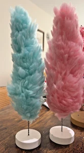 Albero in tessuto di cotone caramelle di Ashland® alto 12" due colori a scelta, blu o rosa - Foto 1 di 5