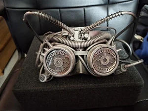 Steampunk Mask Mens Ladies Deluxe Masquerade Halloween Maske NEW - Picture 1 of 1