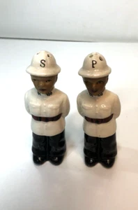 Ceramic Jamica Salt And Pepper Shakers - Picture 1 of 4