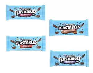 4-Pack Mr. Beast Feastables Variety Sampler Chocolate Candy Bars Crunch Almond - Bild 1 von 8