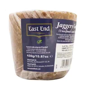 Jaggery Goor Unrefined Cane Sugar 450g East End Indian Food - Picture 1 of 5