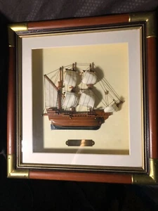 Heritage Mint Ltd Nautical Collection Shadow Box, Mayflower 18"x16.5" - Picture 1 of 3