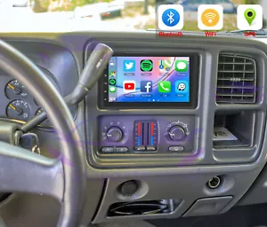CARPLAY FOR 2003-2007 CHEVROLET SILVERADO 1500 2500 ANDROID 13 STEREO RADIO GPS - Bild 1 von 19