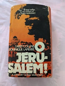 O JERUSALEM Book LARRY COLLINS 1972 Simon Schuster - Picture 1 of 2