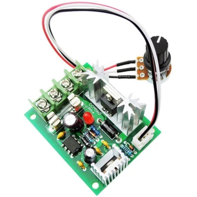 Q-BAIHE CCM5N3 Upgrade PWM DC Motorregler 12V Universal 120W Controller mit Sicherung