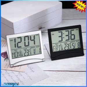 Atomic Clock with Indoor Outdoor Temperature Self-Setting Digital Wall Creative - Picture 1 of 27
