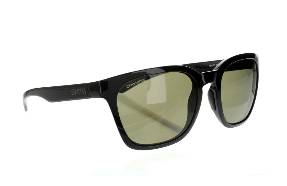 Smith 255550 Mens Founder D28 Full Rim Sunglasses Black/Green - Image 1 of 4