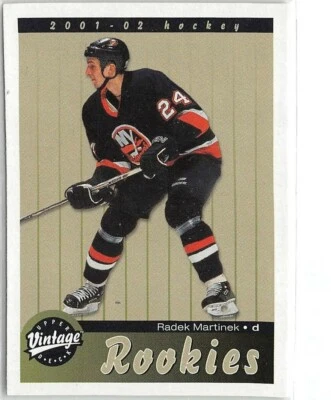 2001-02 Upper Deck Vintage #287 Radek Martinek RC - Image 1 of 2