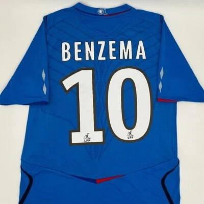 Camiseta de fútbol Umbro original visitante Benzema #10 Olympique Lyonnais 2008/2009 (S) Foto 1 de 4